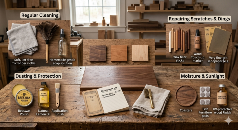 • Complete guide to wooden furniture maintenance
