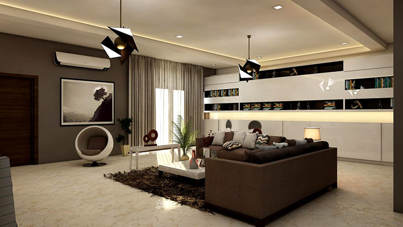 rectangular white coffee table near brown leather sofa.jpg